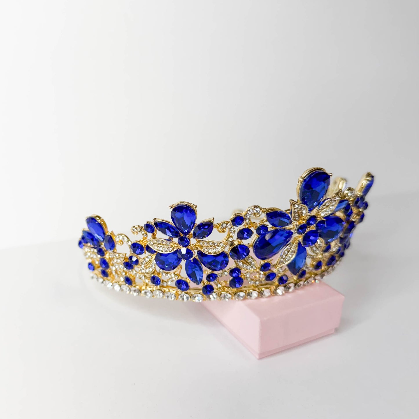 Sapphire Blue Quinceañera Tiara
