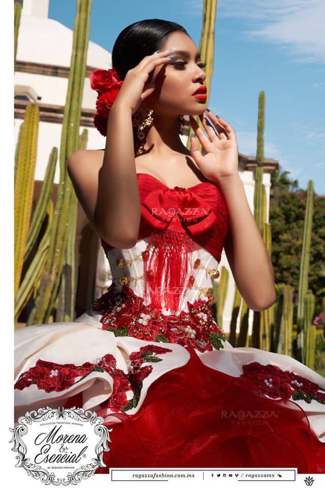 RUFFLED CHARRO QUINCE DRESS BY RAGAZZA FASHION M25-125 | Mis Quince Primaveras RUFFLED CHARRO QUINCE DRESS BY RAGAZZA FASHION M25-125 | Mis Quince Primaveras