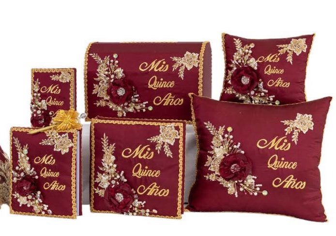 Royal Burgundy Pillow Set 211