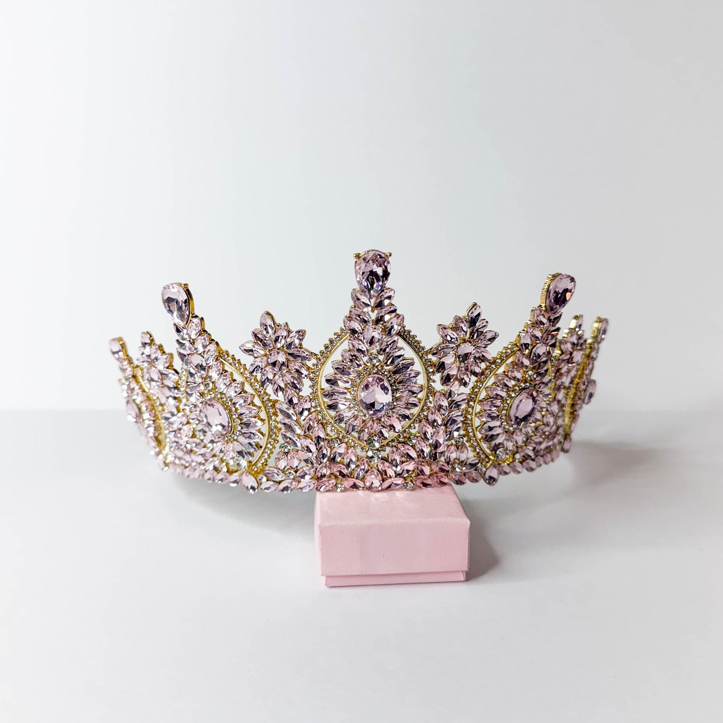 Blush Radiance Quinceañera Crown