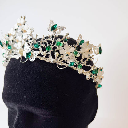 Emerald Garden Quinceañera Tiara