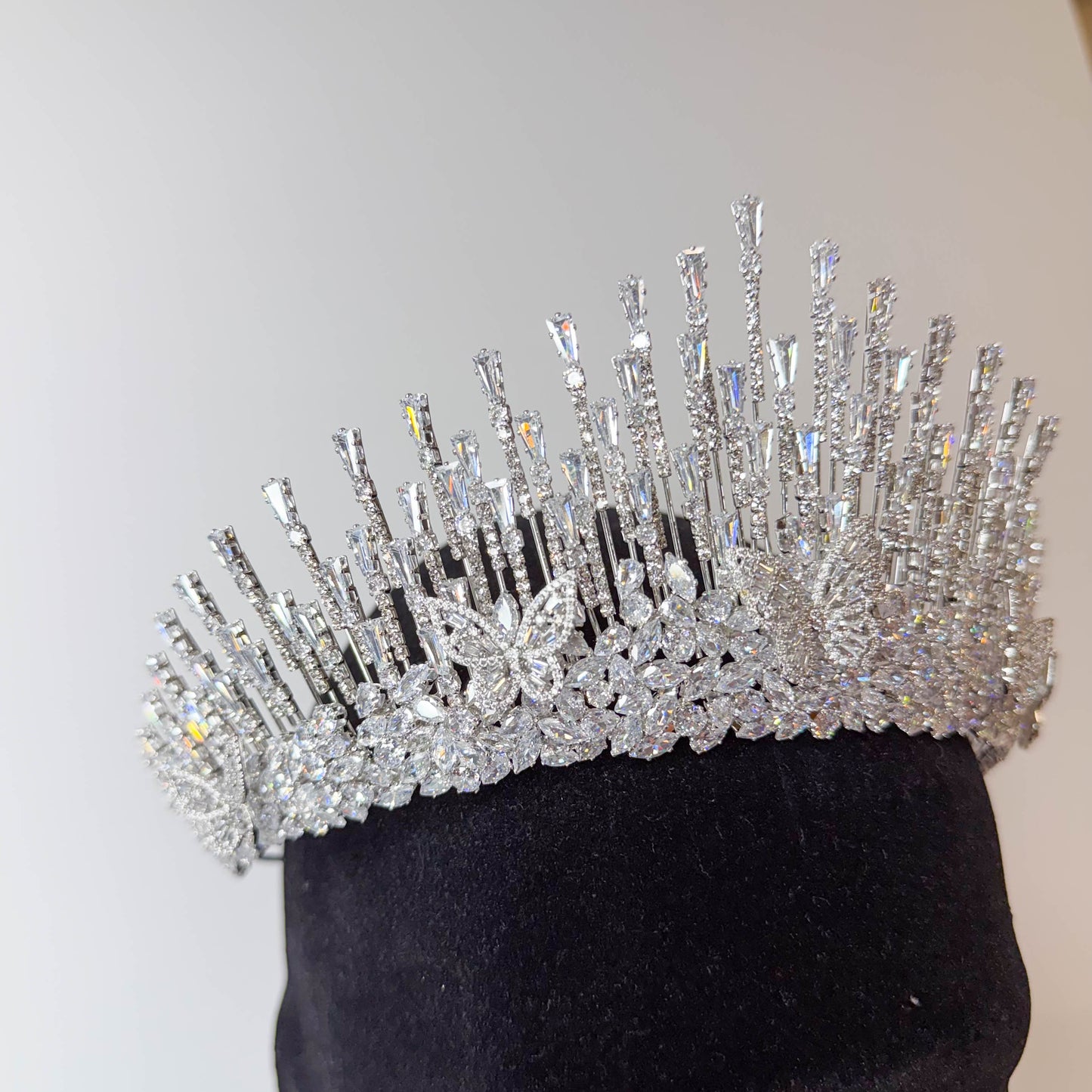 Starlight Butterfly Quinceañera Crown