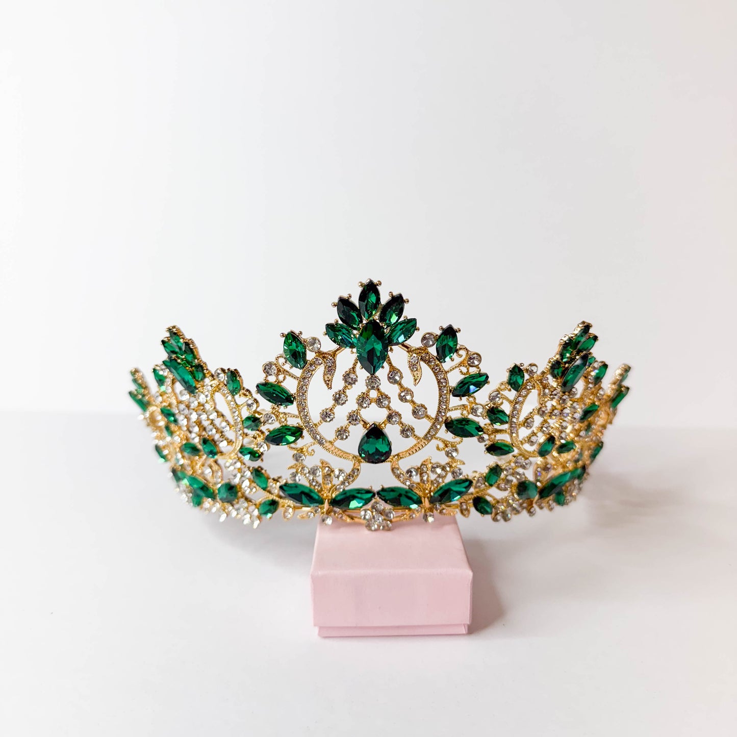 Emerald Royale Quinceañera Crown