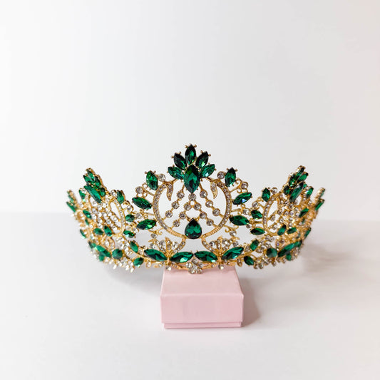 Emerald Royale Quinceañera Crown