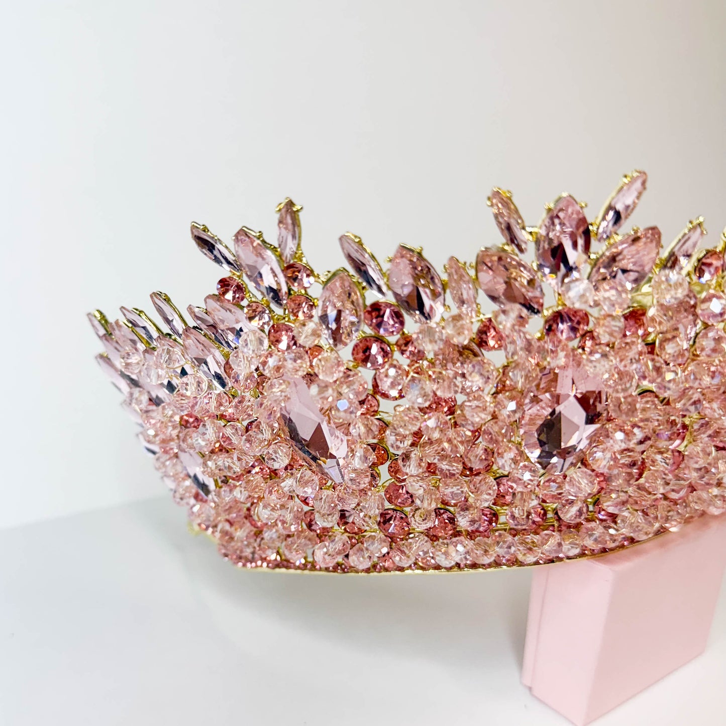 Rosé Majesty Quinceañera Crown