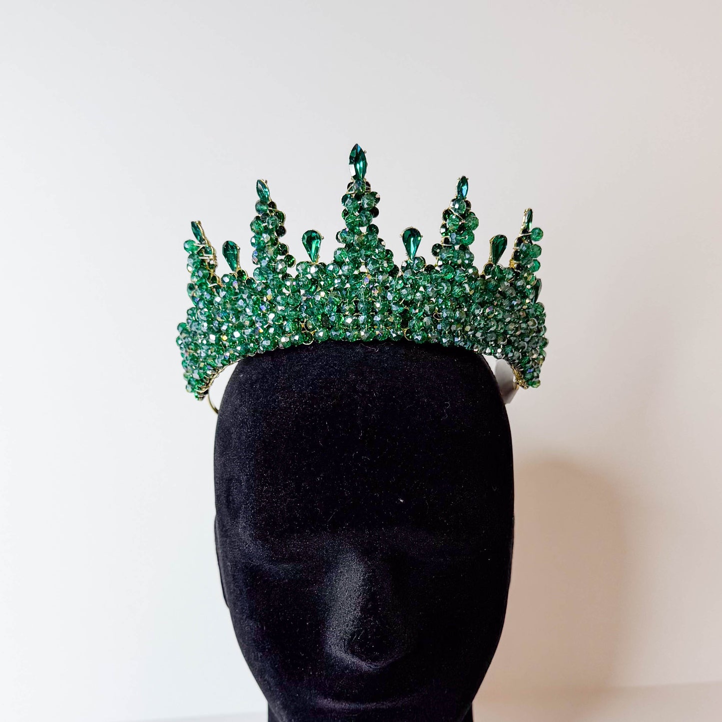 Emerald Luxe Quinceañera Crown