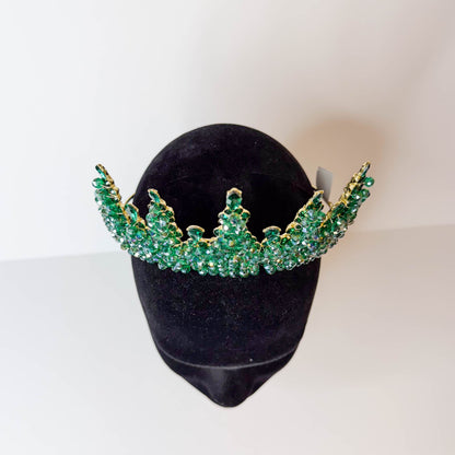 Emerald Luxe Quinceañera Crown