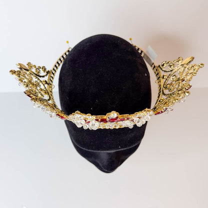Ruby Elegance Quinceañera Crown