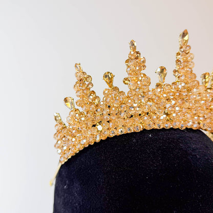 Champagne Luxe Quinceañera Crown