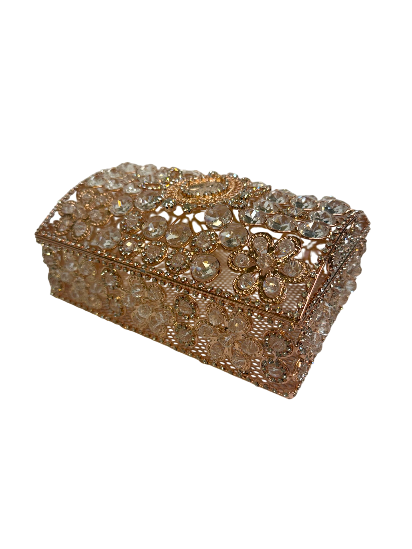 Caja de Lujo para Arras Matrimoniales Oro Rosa