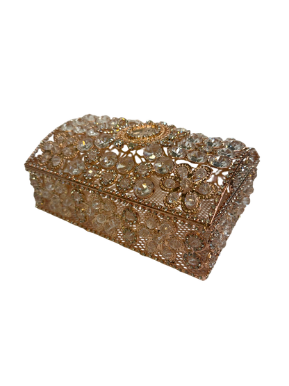 Caja de Lujo para Arras Matrimoniales Oro Rosa