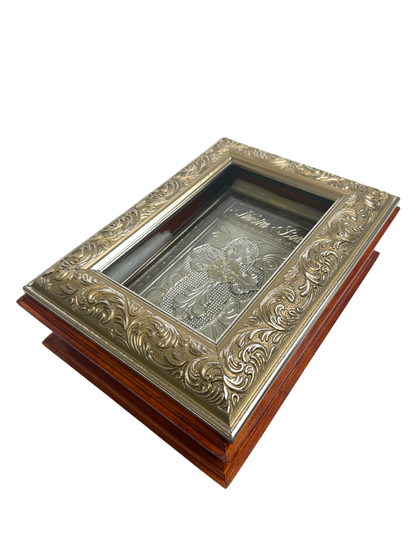 Biblia de Boda "Nuestra Boda" con Estuche de Madera Elegante