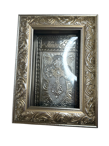 Biblia de Boda "Nuestra Boda" con Estuche de Madera Elegante