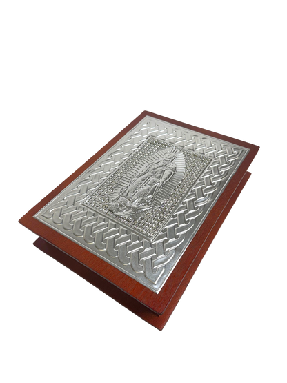 Biblia de Boda Virgen de Guadalupe en Estuche de Madera