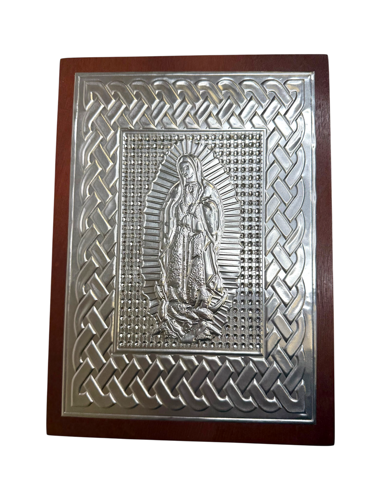 Biblia de Boda Virgen de Guadalupe en Estuche de Madera