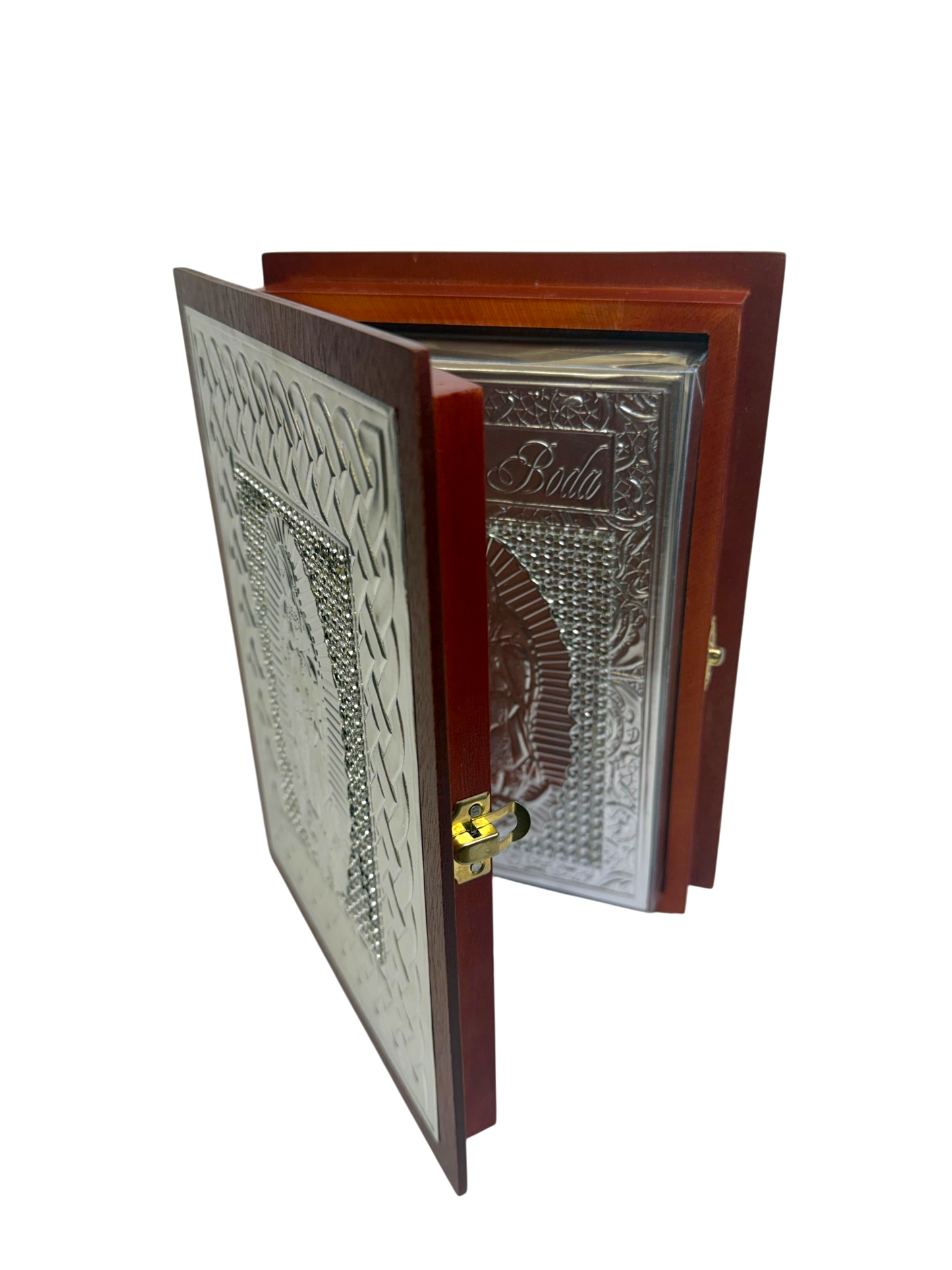 Biblia de Boda Virgen de Guadalupe en Estuche de Madera